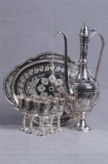 антикварное столовое серебро
