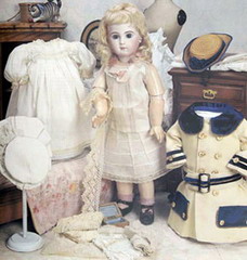 винтажные куклы и их оригинальная одежда